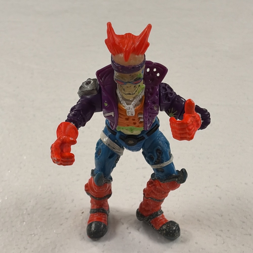 Vintage 1991 Toxic Crusaders BONEHEAD Action Figure Playmates Toys Troma